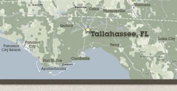 Map: RNR servers the greater Tallahassee Florida Area